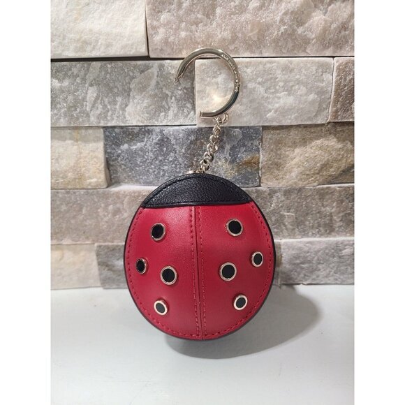 kate spade Handbags - kate spade coin case pouch ladybug- Broken Clasp Keyring See Photos